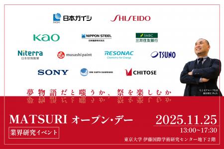 11/25 開催！業界研究イベント「MATSURIオープン・デ