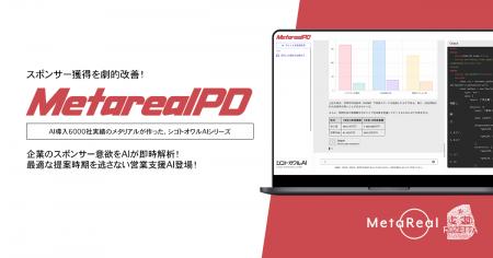 【メタリアル・グループ】企業スポンサー意欲予測レポ