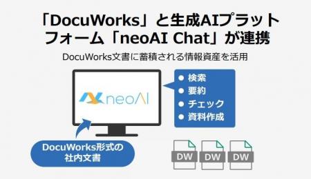 「DocuWorks」と「neoAI Chat」の連携開始