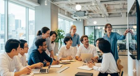 株式会社スタッフ満足は、外国人の採用に関する従業員
