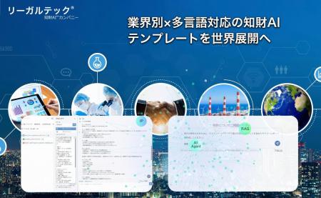 リーガルテック社、業界別×多言語対応の知財AIテンプ