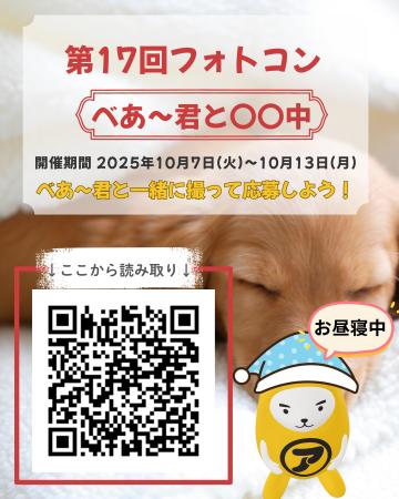 べあ～君ARフォトコン、第17回テーマは「べあ～君と○○