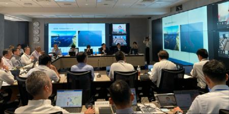 重大海難事故を想定した緊急対応訓練を実施