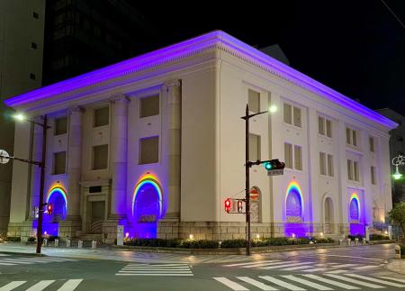 静岡銀行浜松営業部ライトアップをバージョンアップ