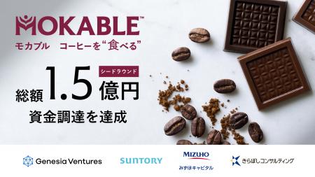 コーヒーを“食べる”「モカブル」 総額1.5億円の資金調