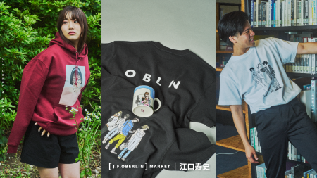 江口寿史 x 桜美林大学 x COLLEGE MARKETのコラボレー