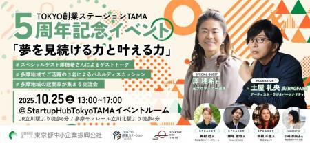 澤穂希×土屋礼央/多摩ゆかりの起業家ご登壇！TOKYO創