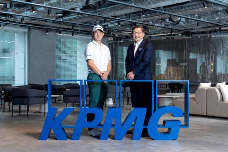 KPMGジャパン、プロゴルファー中島啓太選手とスポンサ