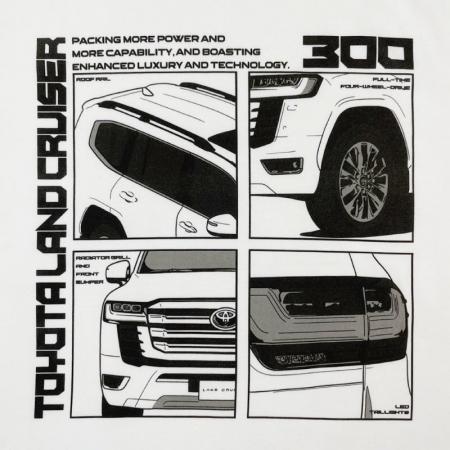 TOYOTA『LAND CRUISER 300』Tシャツが楽天市場で販売