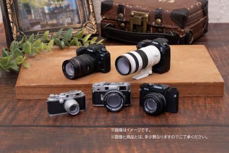 キヤノンの歴代名機5種がミニチュアで登場！　バンダ