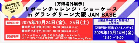 大阪・関西万博に出展した技術・製品が2日間限定でグ