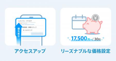 飲食店専門の求人サイト「食べログ求人」、有料掲載サ
