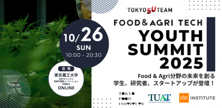 「FOOD＆AGRI FOODTECH Youth Summit 2025」を初開催