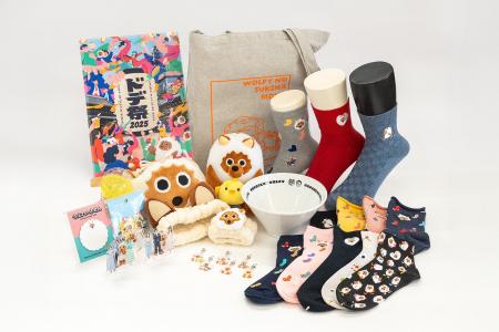 アナウンサー＆ウルフィの新作グッズが盛りだくさん！