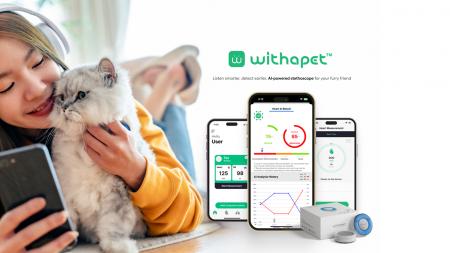 愛犬家に好評のWITHaPET(動物用AIデジタル聴診器utf-8
