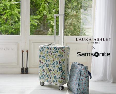 【LAURA ASHLEY】「Samsonite(サムソナイト)」コラボ