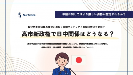 【投票開始】高市新政権で日中関係はどうなっていくか