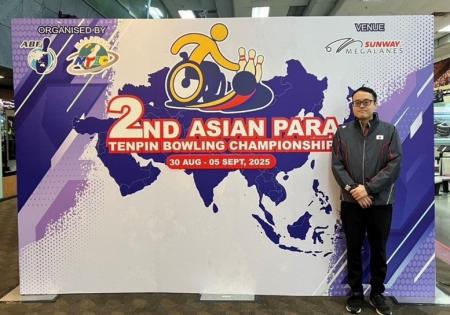 「第2回アジアパラボウリング選手権大会」で銀メダル