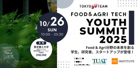 「FOOD＆AGRI FOODTECH Youth Summit 2025」を初開催