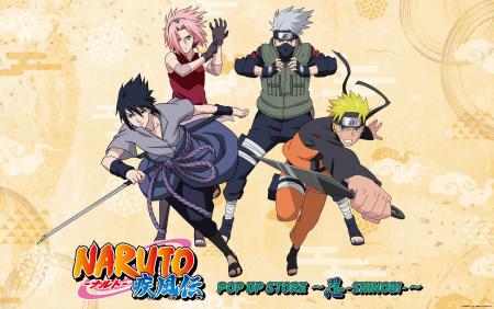 世界的人気アニメ「NARUTO-ナルト- 疾風伝」POP UP ST