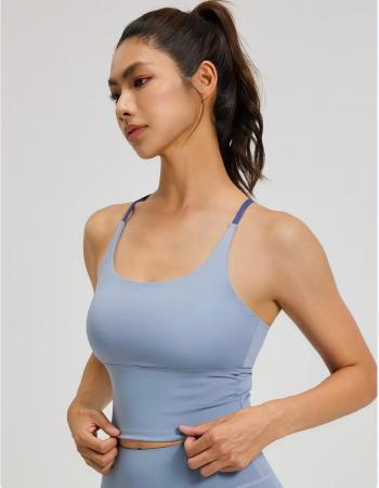 YOGA　ヨガウェア　カップ付きキャミ　ブラトップ　タ