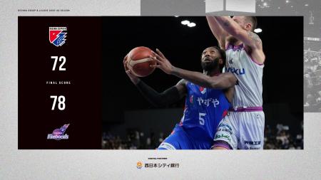 B2福岡｜終盤に逆転を許しホーム開幕戦を勝利で飾れず