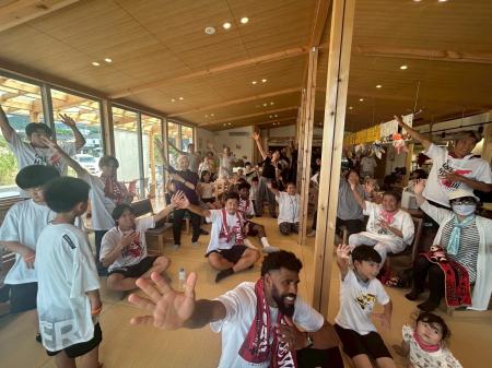 スタジアムで再会｜【10/19(日)岐阜戦】輪島市仮設住