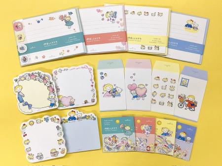 LINEスタンプでも大人気の「仲良しともだち」が文房具