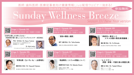 Selista Inc. Presents.『Sunday Wellness Breezutf-8