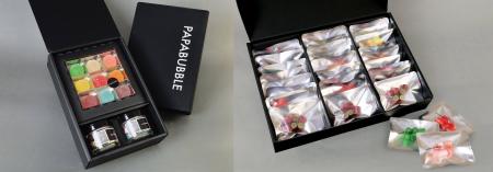 PAPABUBBLE GIFT COLLECTIONシックな黒のBOXに詰めた