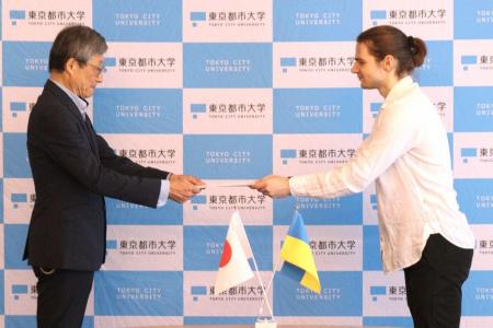 【東京都市大学】ウクライナからの留学生が念願utf-8
