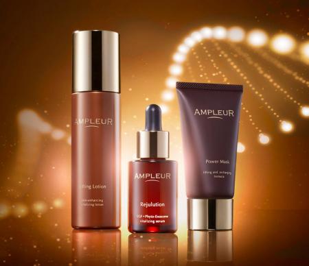 【AMPLEUR】20年以上のエイジングケア*¹研究を経て、 【AMPLEUR】20年以上のエイジングケア*¹研究を経て、