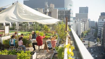 日本橋茅場町の屋上菜園Edible KAYABAEN(エディブル 日本橋茅場町の屋上菜園Edible KAYABAEN(エディブル