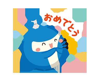 東テクグループキャラクター「ここちぃ」LINEスタンプ