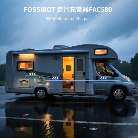 【2025年新発売】走行中に最大580Wの急速充電！FOSSiB