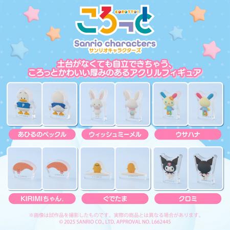 『サンリオキャラクターズ』より、ころっとアクリルフ