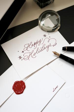 モンブランがこの冬、カリグラフィーのオンライutf-8