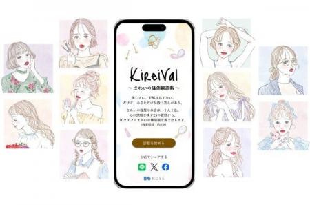 きれいの価値観をタイプ診断するWebサービス「KireiVa きれいの価値観をタイプ診断するWebサービス「KireiVa
