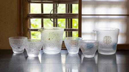 みぞれ加工×金彩　「The Premium NIPPON Taste」桜と