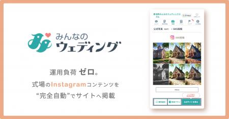 visumo、Instagram自動掲載の機能を「みんなのウェデ