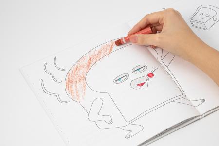 『ぬりえ絵本シリーズ パンどろぼうvsにせパンどろぼ