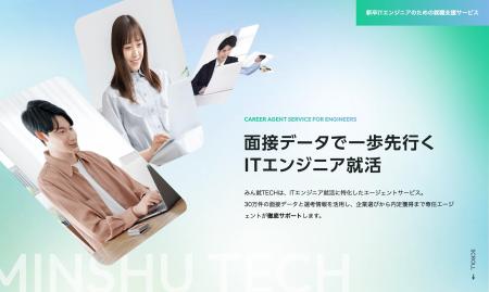 「みん就TECH」サービス開始のお知らせ 「みん就TECH」サービス開始のお知らせ