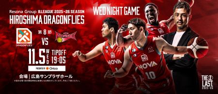 「オリコＰｒｅｓｅｎｔｓ広島ドラゴンフライズｖｓ三