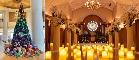 【ヒルトン東京お台場】全長6mのレインボーツリーや、 【ヒルトン東京お台場】全長6mのレインボーツリーや、