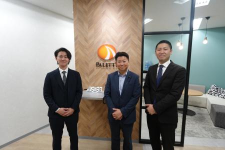 茨城県議会議員 木本 信太郎氏が株式会社パレットのサ 茨城県議会議員 木本 信太郎氏が株式会社パレットのサ