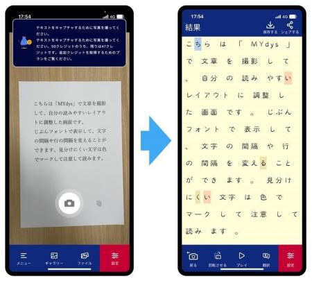 多様な読み書き特性に対応した「じぶんフォント」を製 多様な読み書き特性に対応した「じぶんフォント」を製