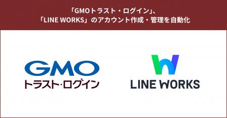 「GMOトラスト・ログイン」、「LINE WORKS」のアカウ 「GMOトラスト・ログイン」、「LINE WORKS」のアカウ