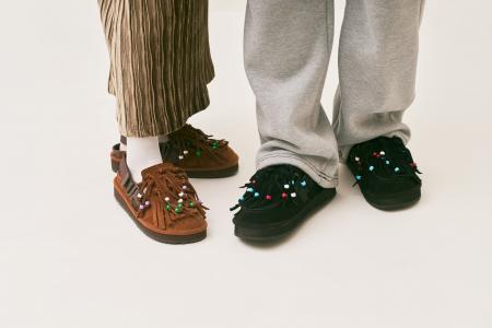 フットウェアブランド「SHAKA」からビーズフリンジの