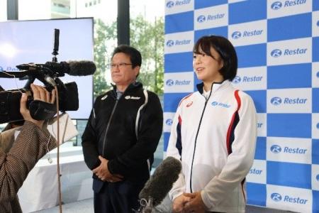 レスター、女子レスリング選手 藤波 朱理選手の入社 レスター、女子レスリング選手 藤波 朱理選手の入社