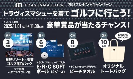 「トラヴィスマシューを着てゴルフへ行こう！」キャン